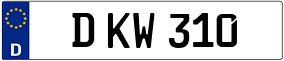 Truck License Plate